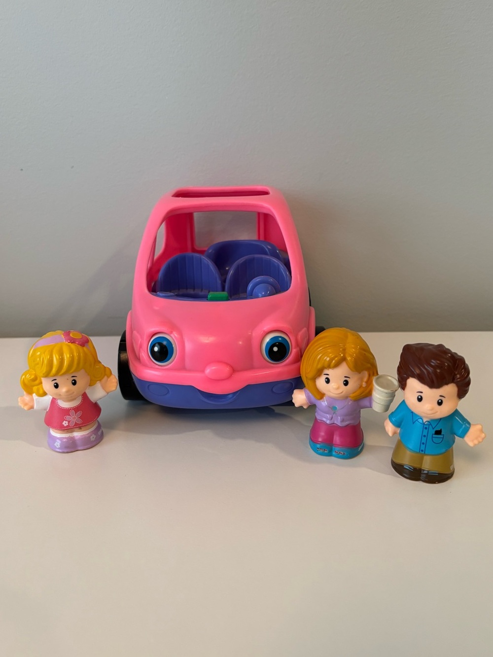 Little People- Family & Car Set